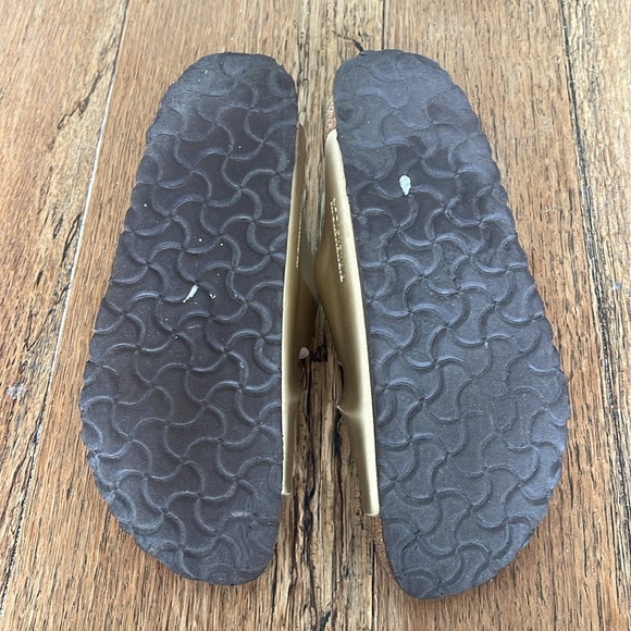 Birkenstock Arizona Gold Birko-Flor 39 / 8-8.5 - Picture 4 of 11